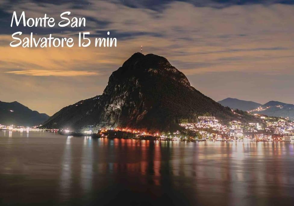'Cuore Di Rose' Parking - Welcome Set, Netflix, For 4 Persons -By Easylife Swiss Lugano Exterior foto